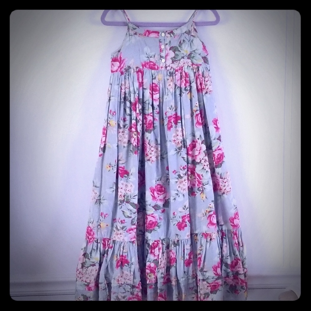Ralph Lauren floral girls maxi dress